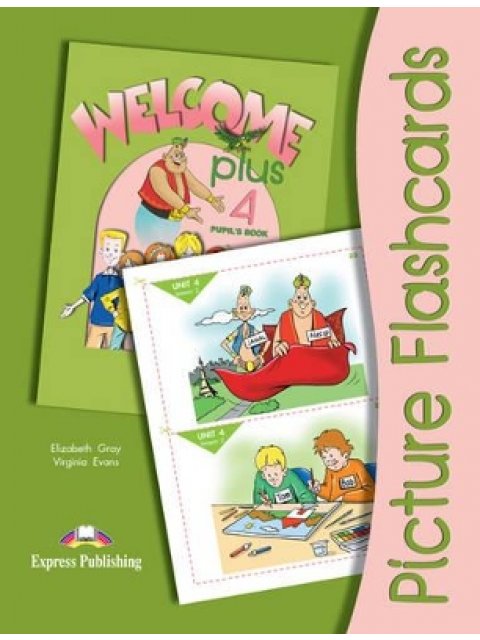 WELCOME PLUS 4 FLASHCARDS