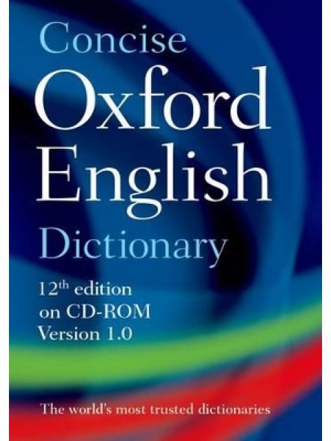 OXFORD CONCISE ENGLISH DICTIONARY CD-ROM 12TH ED PB