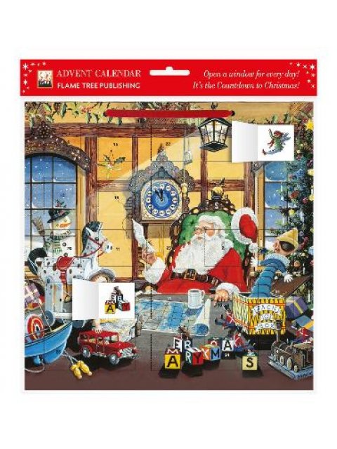LETTER TO SANTA ADVENT CALENDAR (WITH STICKERS )  HC