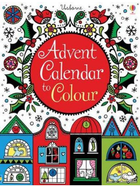 USBORNE : ADVENT CALENDAR TO COLOUR HC