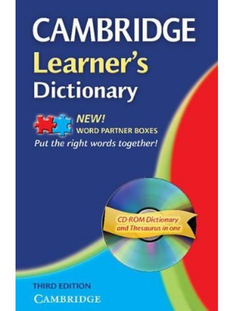 CAMBRIDGE LEARNER'S DICTIONARY (+ CD-ROM) * 3RD ED PB