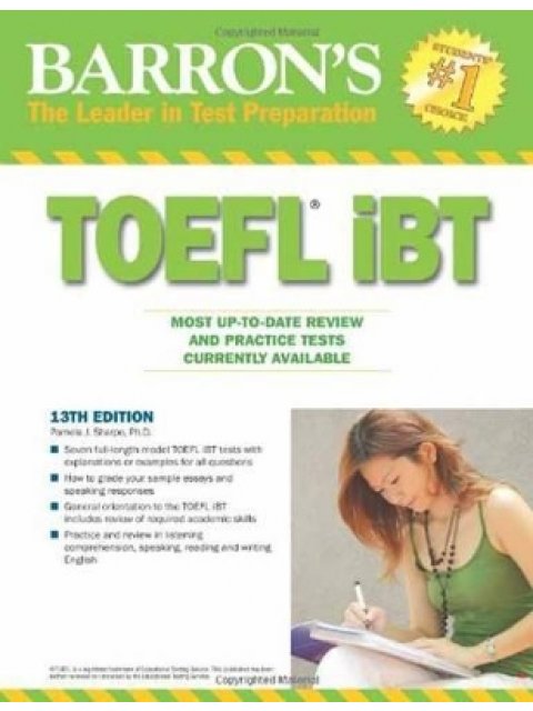 TOEFL IBT - TEST OF ENGLISH AS A FOREIGN LANGUAGE 13TH ED