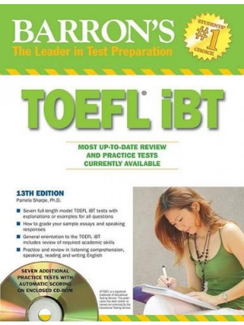 TOEFL IBT - TEST OF ENGLISH AS A FOREIGN LANGUAGE (+ CD-ROM + CD) @ 13TH ED