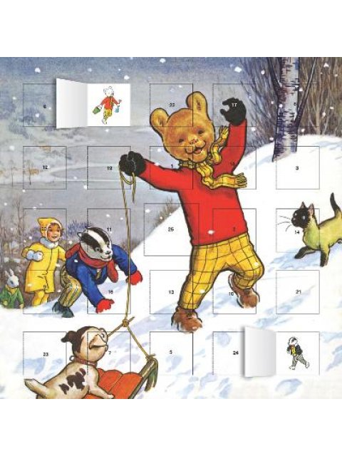 CLASSIC RUPERT ADVENT CALENDAR (WITH STICKERS)   HC