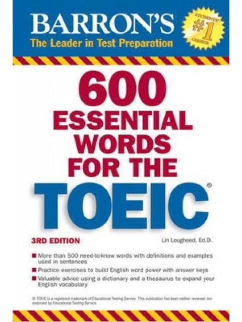 600 ESSENTIAL WORDS FOR TOEIC SB (+ CD) 3RD ED