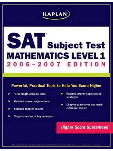 SAT SUBJECT TEST MATHEMATICS LVL 1 2007