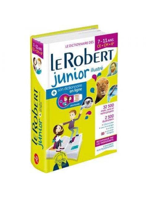 LE ROBERT JUNIOR ILLUSTRE ET SON DICTIONNAIRE EN LIGNE + CLE