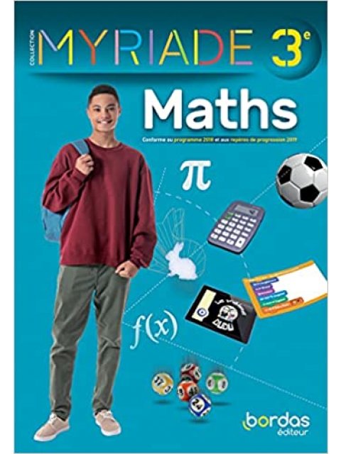 MYRIADE, MATHEMATIQUE MANUEL ELEVE POCHE