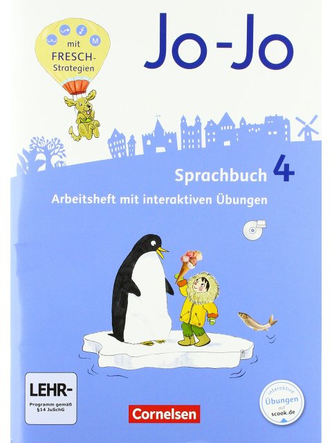 Jo-Jo Sprachbuch - Allgemeine Ausgabe - Neubearbeitung 2016 - 4 Arbeitsheft - Mit interaktiven Übung