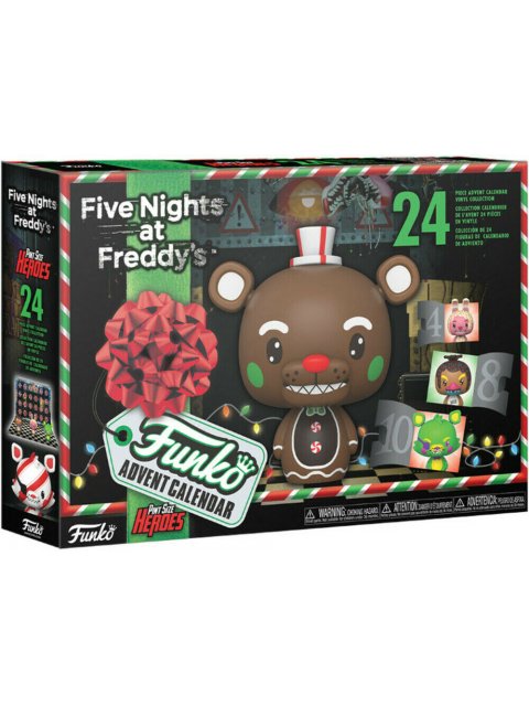 FUNKO ADVENT CALENDAR : FIVE NIGHTS AT FREDDY'S (BLACKLIGHT) VINYL COLLECTION