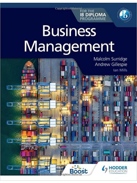 BUSINESS MANAGEMENT FOR THE IB DIPLOMA