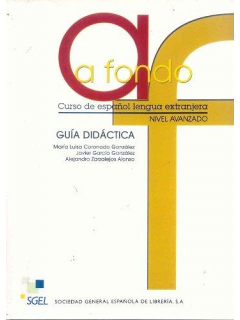 A FONDO 1 AVANZADO PROFESOR
