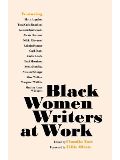 Black Women Writers at Work
