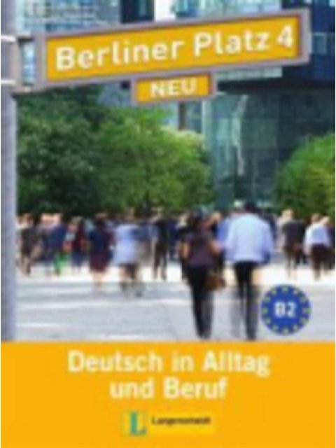 BERLINER PLATZ 4 KURSBUCH + ARBEITSBUCH (+ AUDIO CDS (2)) NEU