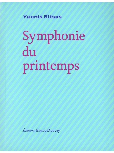 SYMPHONIE DU PRINTEMPS EDITION BILINGUE GREC/FRANCAIS  POCHE