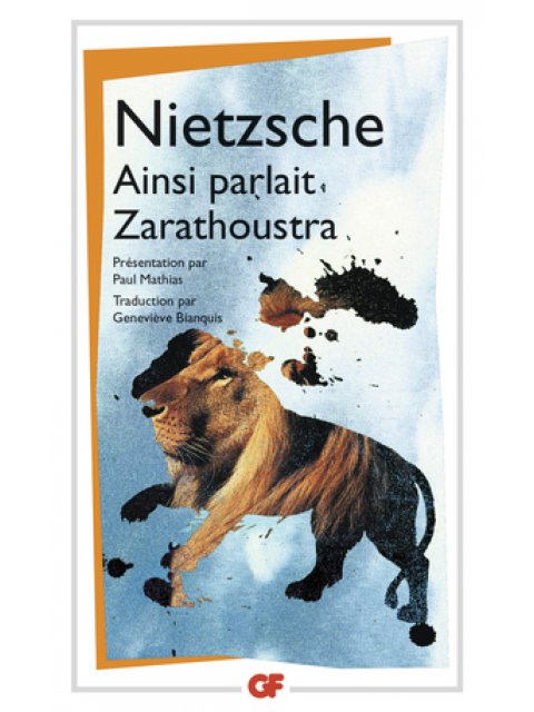 GF AINSI PARLAIT ZARATHOUSTRA POCHE