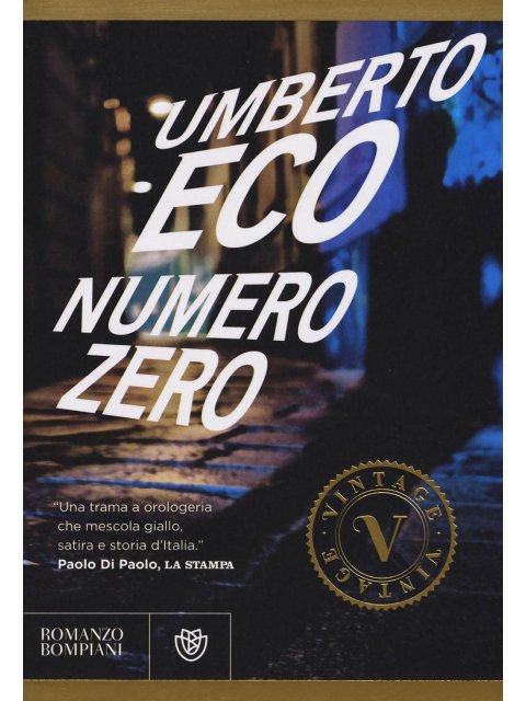 NUMERO ZERO COPERTINA FLESSIBLE