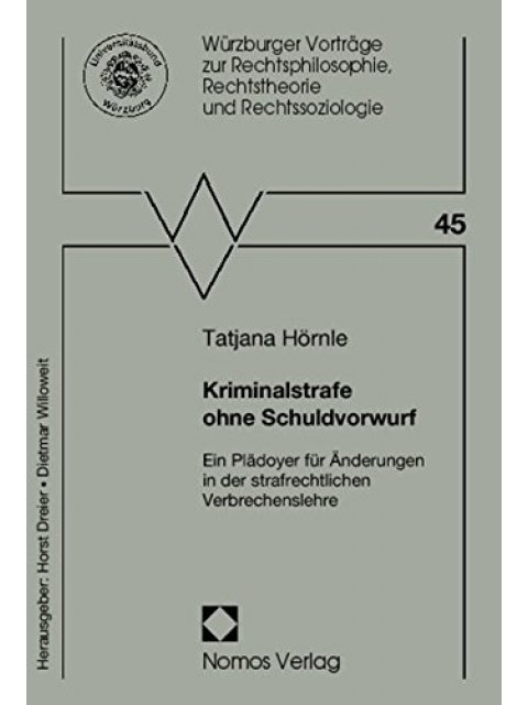 KRIMINALSTRAFE OHNE SCHULD-VORWURF