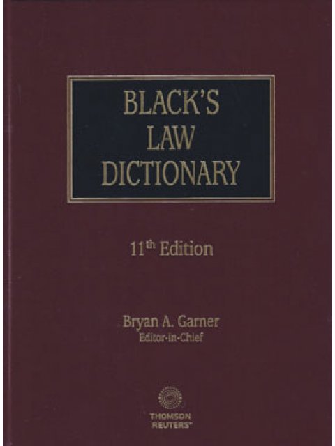 Black's Law Dictionary - 11th Edition