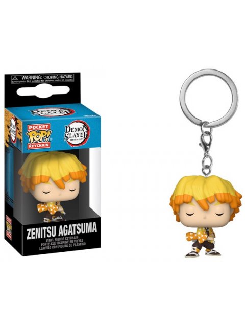 FUNKO POCKET POP! DEMON SLAYER : ZENITSU AGATSUMA (KEYCHAIN)