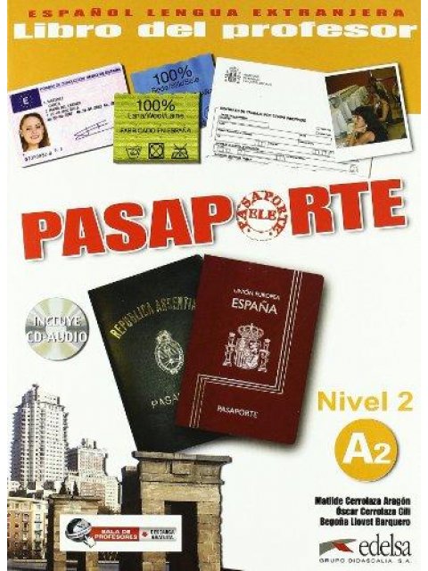 PASAPORTE ELE 2 A2 PROFESOR (+ CD)