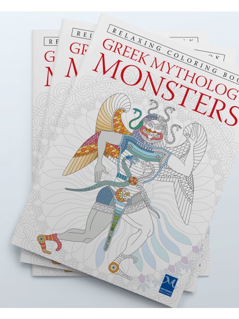 GREEK MYTHOLOGY MONSTERS COLORING BOOK PB