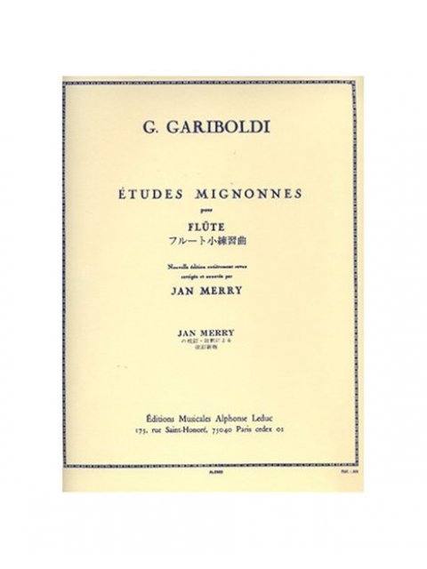 Giuseppe Gariboldi - Etudes Mignonnes Op.131 Flute