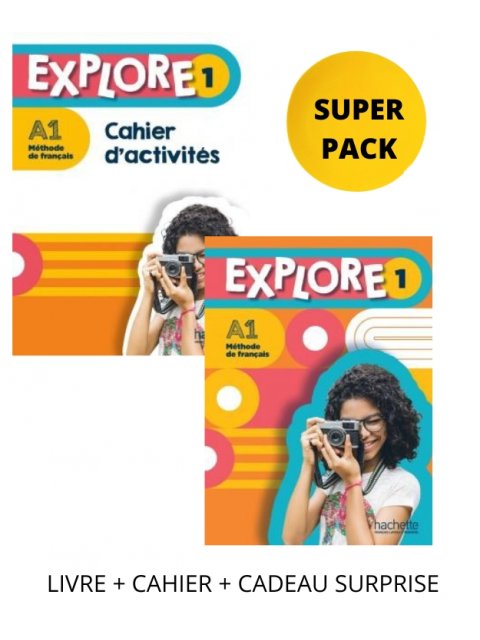 EXPLORE 1 SUPER PACK (LIVRE + CAHIER + CADEAU SURPRISE)