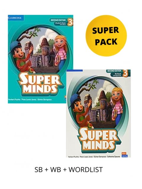 SUPER MINDS 3 SUPER PACK (SB + WB + WORDLIST)