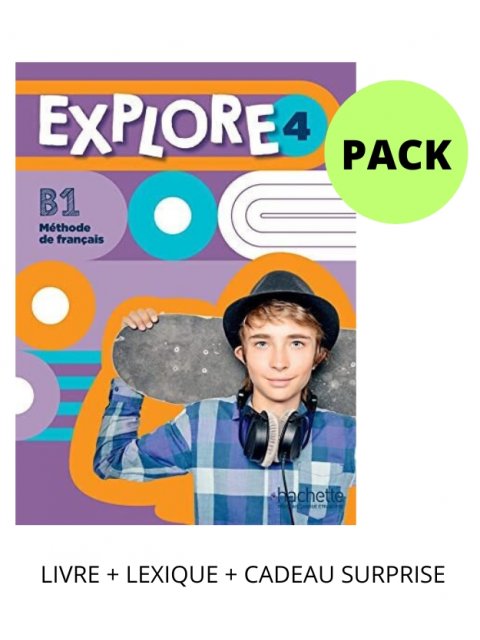EXPLORE 4 PACK (LIVRE + LEXIQUE + CADEAU SURPRISE)