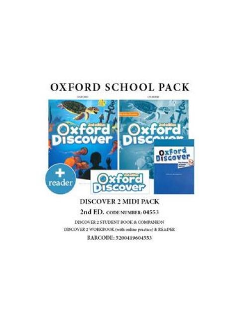OXFORD DISCOVER 2 PACK MIDI (SB + WB + COMPANION + READER) - 04553 2ND ED