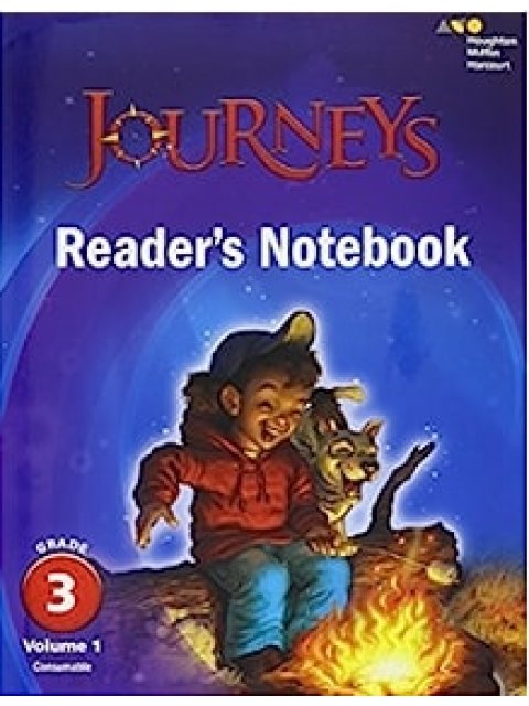 JOURNEYS READER'S NOTEBOOK VOLUME 1 GRADE 3 -2017