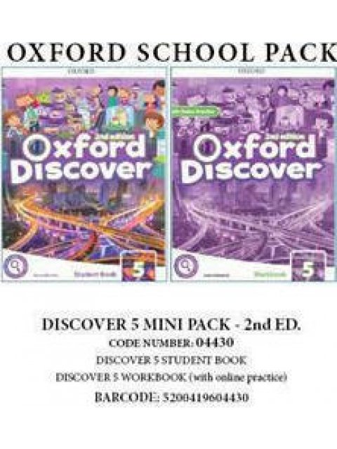OXFORD DISCOVER 5 PACK MINI (SB + WBK with Online Pr.) - 04430 2ND ED