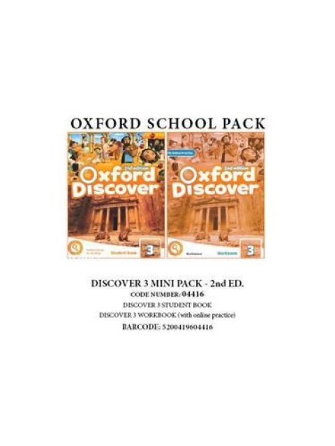 OXFORD DISCOVER 3 PACK MINI (SB + WB WITH ONLINE PRACTICE) 2ND ED