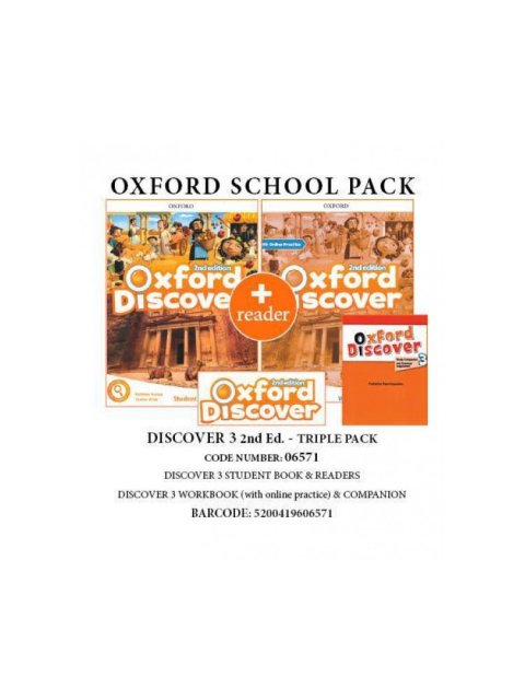 OXFORD DISCOVER 3 2ND ED TRIPLE PACK - 06571
