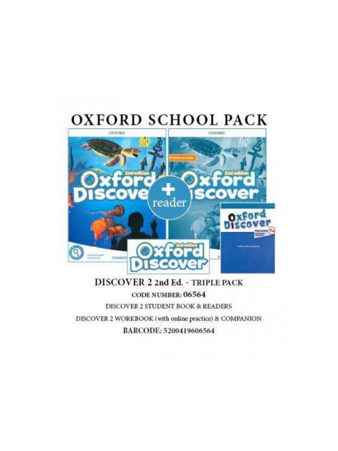 OXFORD DISCOVER 2 2ND ED TRIPLE PACK - 06564