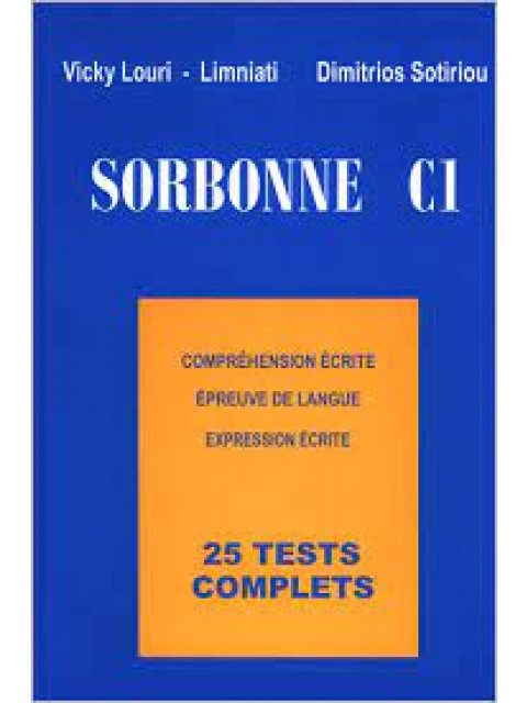 SORBONNE C1 25 TESTS COMPLETS CORRIGES