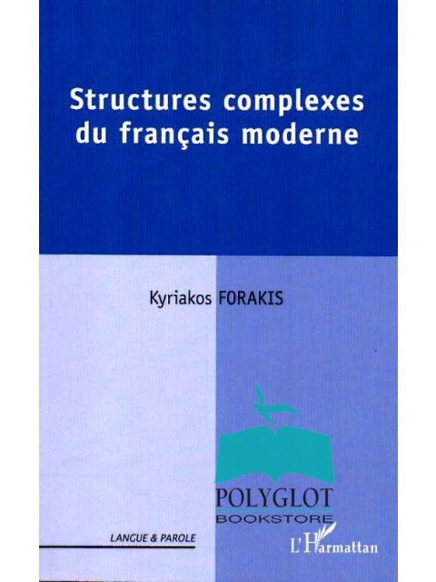 STRUCTURES COMPLEXES DU FRANCAIS MODERNE POCHE