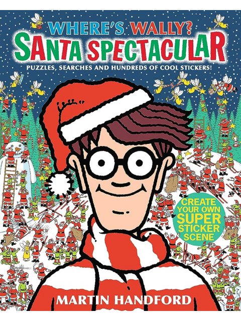 WHERE'S WALLY? : SANTA SPECTACULAR STICKER ACTIVITY BOOK PB