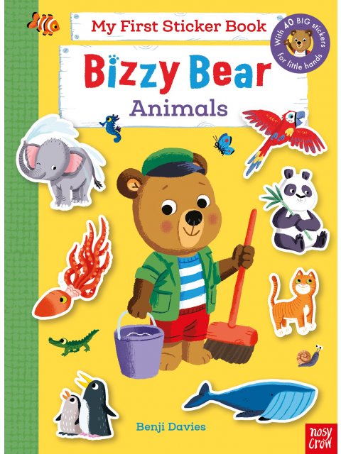 BIZZY BEAR : MY FIRST STICKER BOOK - ANIMALS PB