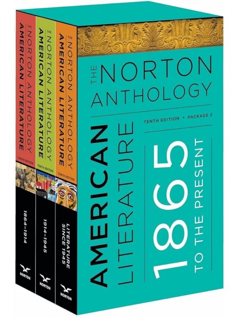 THE NORTON ANTHOLOGY OF AMERICAN LITERATURE vol C, D, E 10TH ED PB