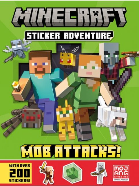 MINECRAFT STICKER ADVENTURE: MOB ATTACKS! PB