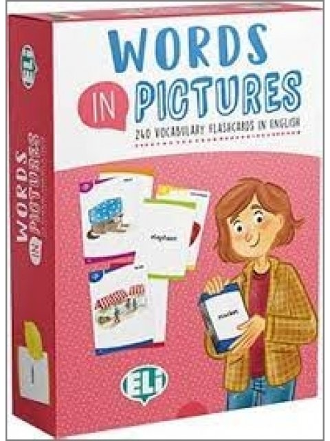 WORDS IN PICTURES FLASHCARDS PRINTED SET + DIGITAL VERSION AND ELILINK