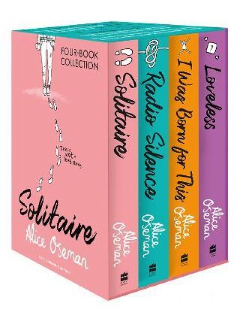 Alice Oseman Four-Book Collection Box Set (Solitaire, Radio Silence, I Was Born For This, Loveless)