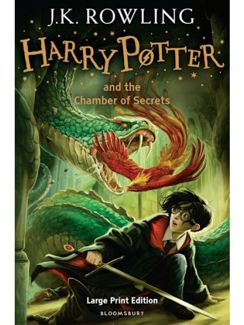HARRY POTTER AND THE CHAMBER OF SECRETS - HC LARGE PRINT EDITION