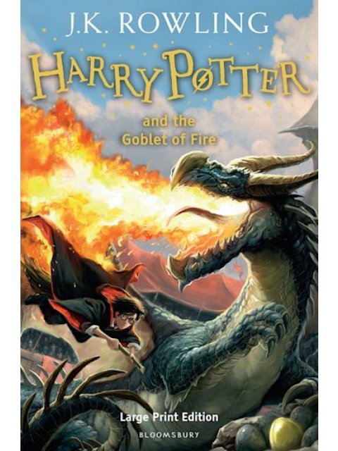 HARRY POTTER AND THE GOBLET OF FIRE - HC LARGE PRINT EDITION