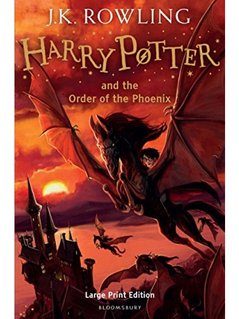 HARRY POTTER AND THE ORDER OF THE PHOENIX - HC LARGE PRINT EDITION