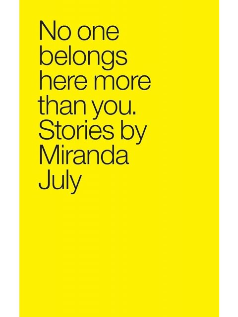 NO ONE BELONGS HERE MORE THAN YOU PB