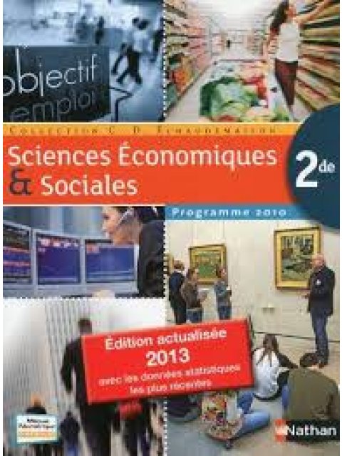 SCIENCES ECONOMIQUES ET SOCIALES 2DE