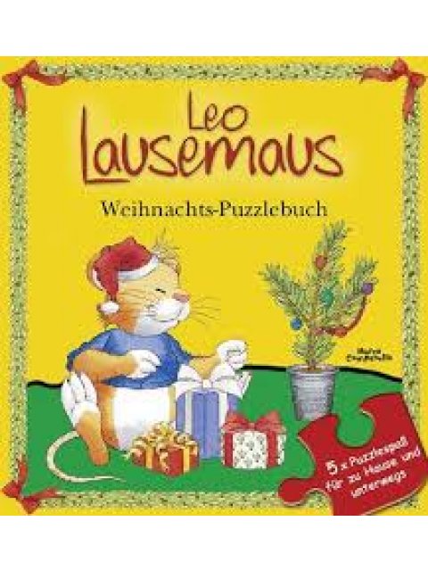 LEO LAUSEMAUS-WEIHNACHTS-PUZZLEBUCH TASCHENBUCH